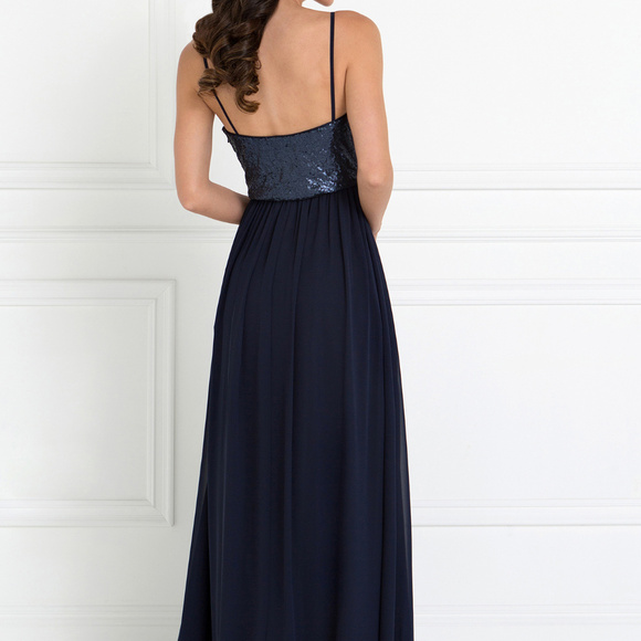 Chiffon Long Gown Dresses GL2416 - Picture 2 of 4